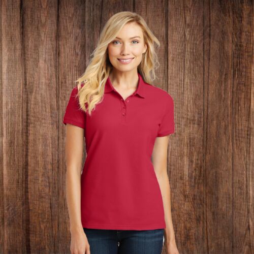 L100 Ladies Core Classic Pique Polo Thumbnail